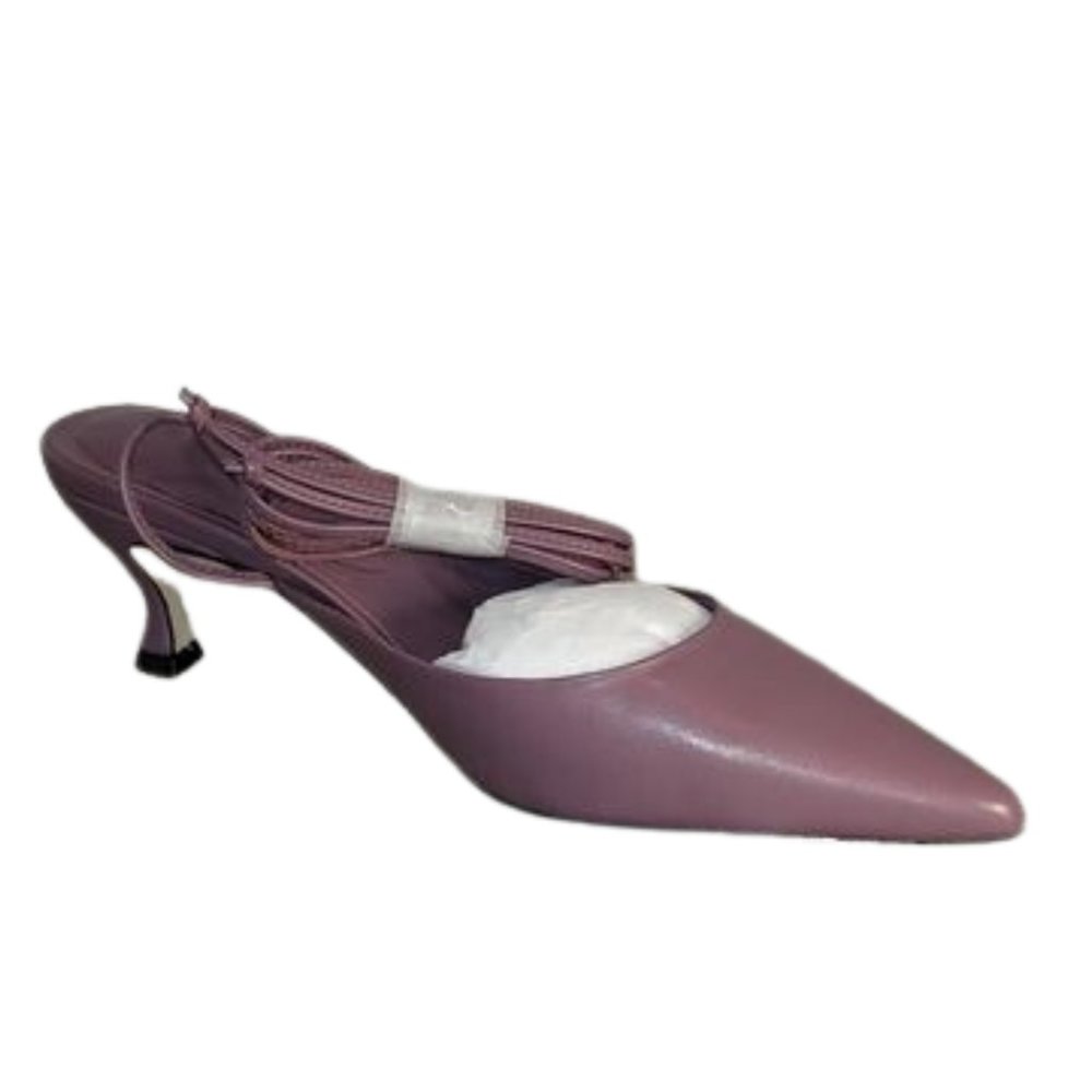 Revolve x Tell Your Friends Ponted Mule with Ankle Ties NWT - Picture 3 of 4